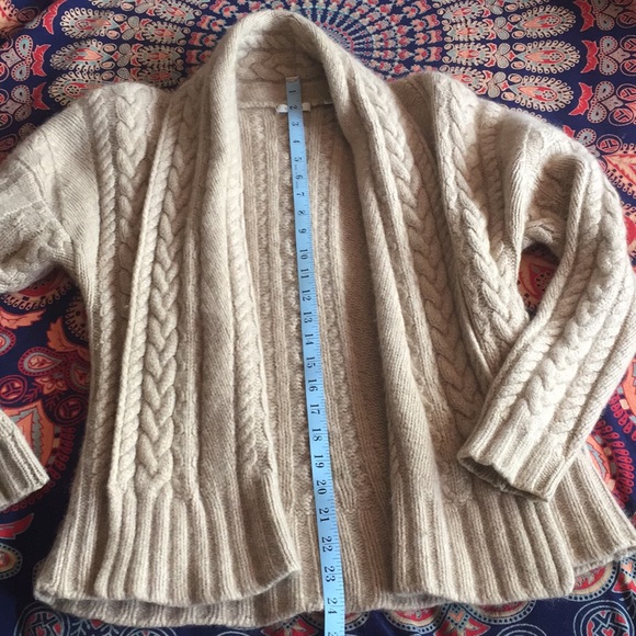 Nordstrom 100% Thick Hand Knit Cashmere Sweater - Picture 4 of 7